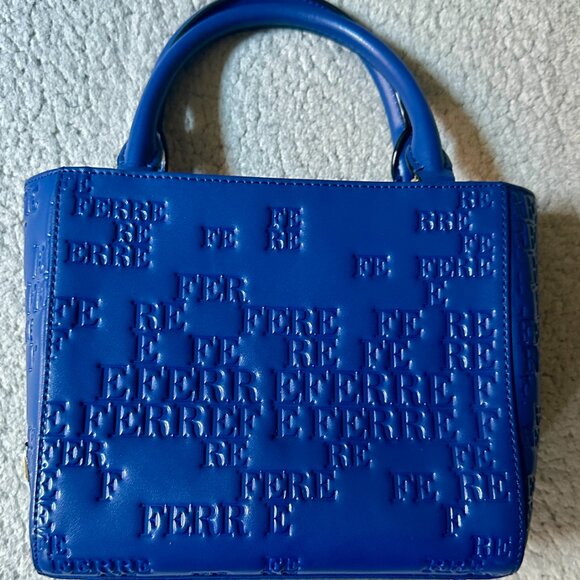 Gianfranco Ferré GFF Royal Blue Handbag - Picture 3 of 16